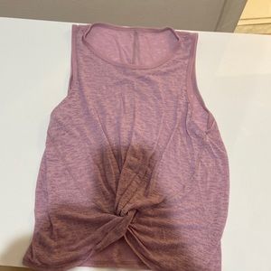 Lululemon front knot tank top.